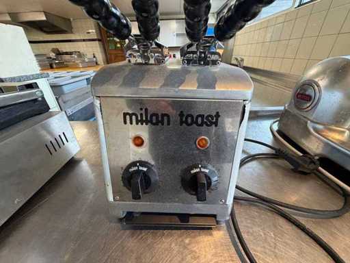 Machine à double toast en acier inoxydable Milan