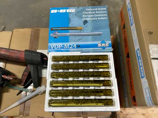 B+BTec VDP-M24 Glaspatronen voor chemische ankers (228x)