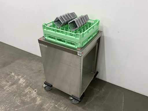 Mobile Containing - ORT-MS/B - RVS Mobiele korvenstapelaar