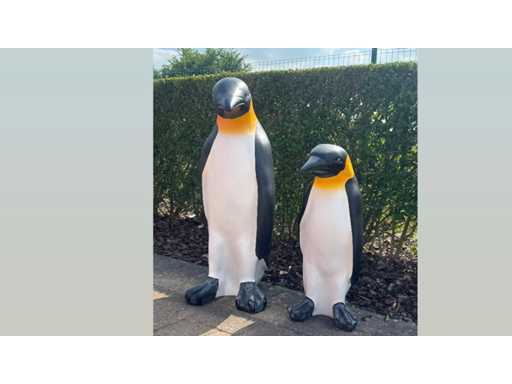 Set Pinguin's H95cm & H70cm