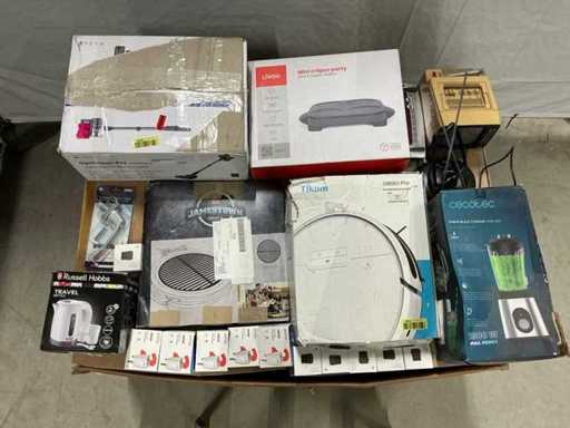 Marchandises de retour de palettes