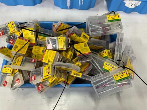 Rotadrill Varie viti: acciaio inox, zincato e ottone (100x)