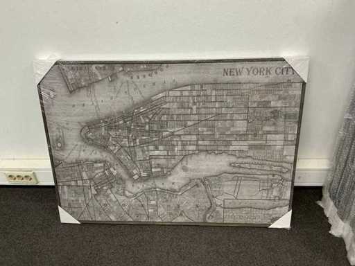 Partij wanddecoratie 103x73cm (9x)