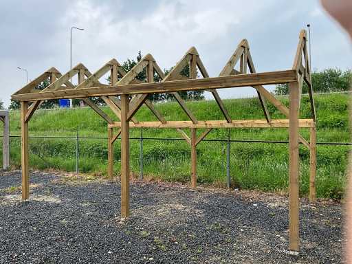 Construc?ie hambar 1500x300x322 cm