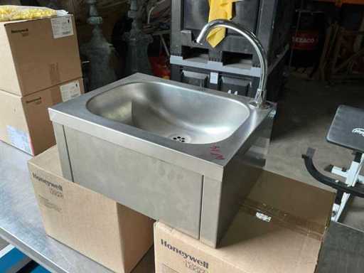 Contrôle de genou en acier inoxydable pour le bac de lavabo