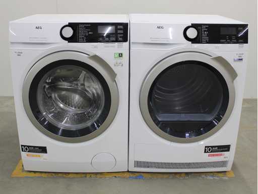 AEG 6000 Serie | Lavamat ProSense Technology Waschmaschine & AEG 8000 Serie | Lavatherm AbsoluteCare System Trockner