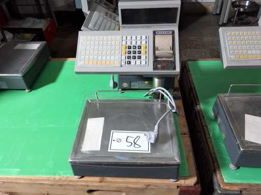   Échelle BIZERBA type SC 800 avec pression de reçu, max 6 kg, minimum 40 g