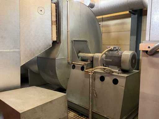 Howden Turbowerke Meissen - VRE 0630/6010 - Großer Hochtemperatur-Prozess-Radialventilator - 2003