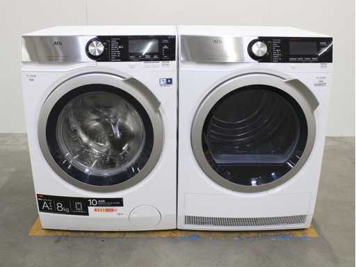 AEG 7000 Serie | Lavamat ProSteam Technology Waschmaschine & AEG 8000 Serie | Lavatherm AbsoluteCare System Wäschetrockner