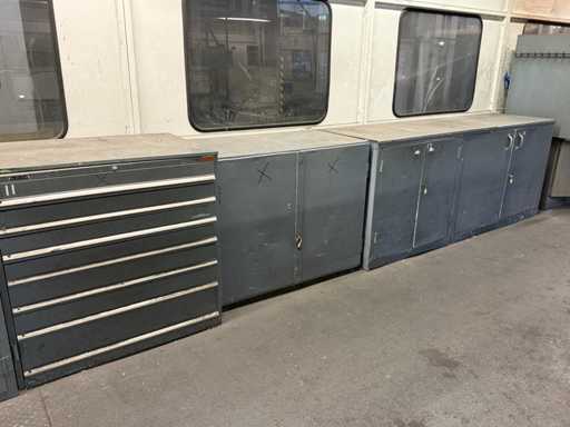   Beaucoup d’armoires d’atelier