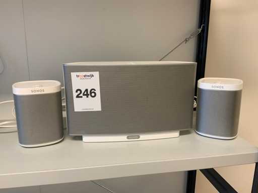 Sonos Play 1 en 5 Smartspeaker (3x)
