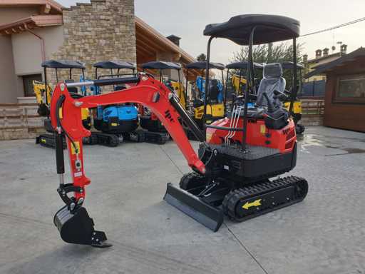 JPC HT18 Mini Graafmachine (Kubota-motor)