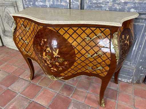 Comòle in stile francese largo 1,23 metri