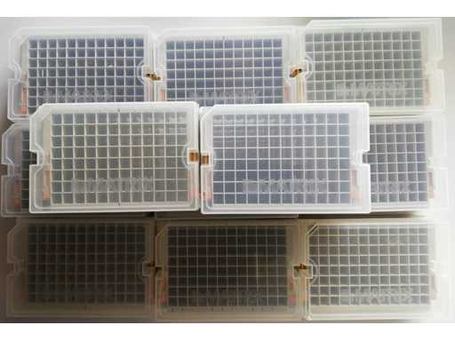 Thermo Scientific - 96 Tubes Item DFS - 10 Matrix 2D Barcode Storage Racks