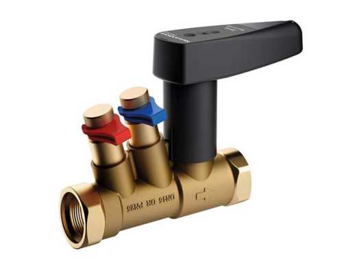 Flamco NexusValve Fluctus gecombineerde statische strangregel- en afsluitklep G1" bi. DN25 S (4x)