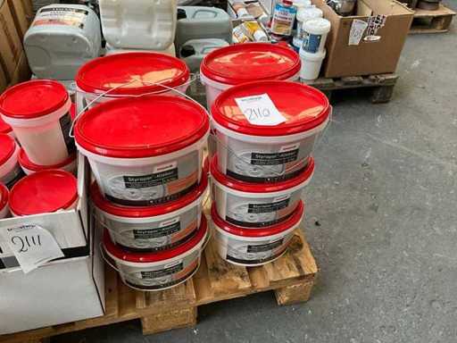 Flock of polystyrene paints (12x)