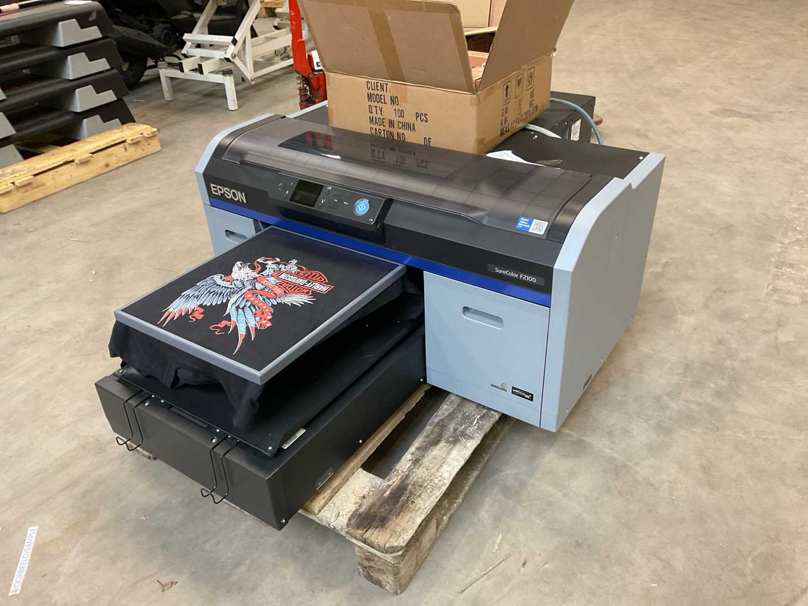 Epson SureColor F2100 A2 DTG printer Troostwijk Auctions