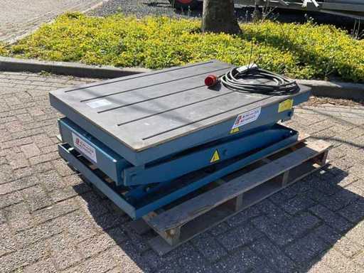 Tavolo sollevatore a forbici