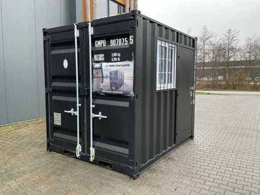 Rhino-Cross-Containers 9ft Mini container with door and window
