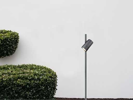 Lampe de jardin GU10 culot 60cm rotatif étanche (20x)