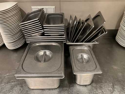 Partij RVS gastronormbakken