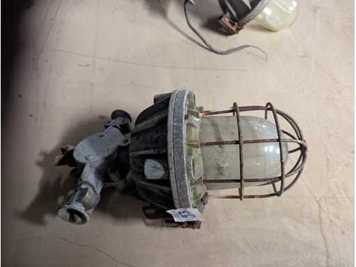 Lampe de mine vintage 35 cm