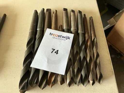 Lot Metal Drills HSS (10x)