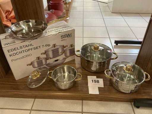 7-piece cooking pot set SSW