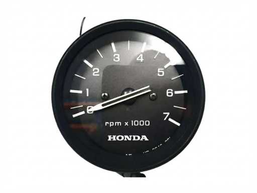 Honda 7000 U/min Außenbord-Drehzahlmesseranzeige schwarz – 37250-ZV7-913