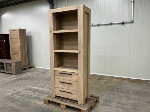 Dębowa szafka magazynowa 216,5x90x45cm