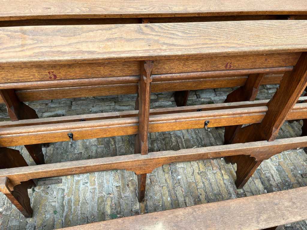 Various pieces of church pew