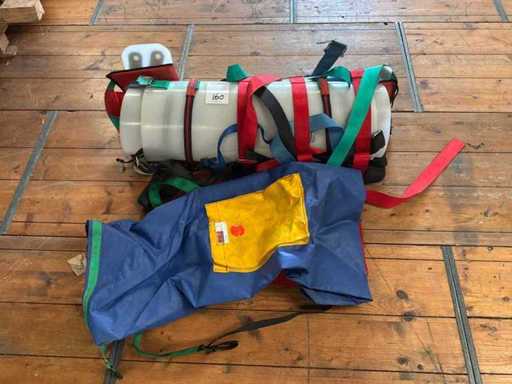 Flexible evacuation/rescue stretcher