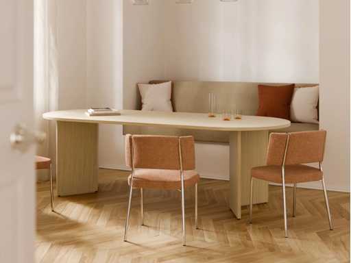 Table ovale en bois Toni 240x100cm-  Westwing Collection