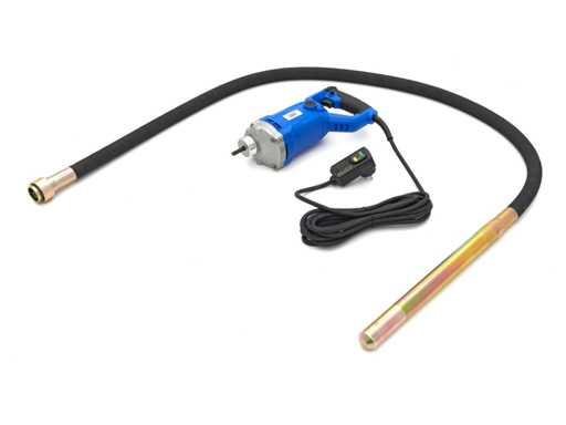HBM 1100 Watt Trilnaald voor Beton Met 2 Meter Trilnaald