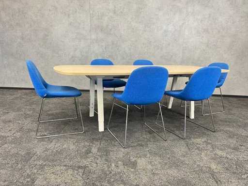 Artifort Beso/ Vitra Joyn - set de conferință 6p 240x120