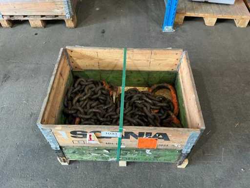 Ensemble mixte de chaînes de grues