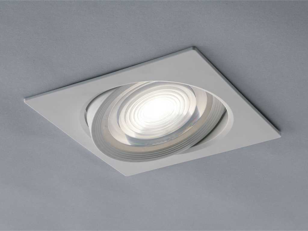 100 x Mizar Q6 LED recessed spotlights white