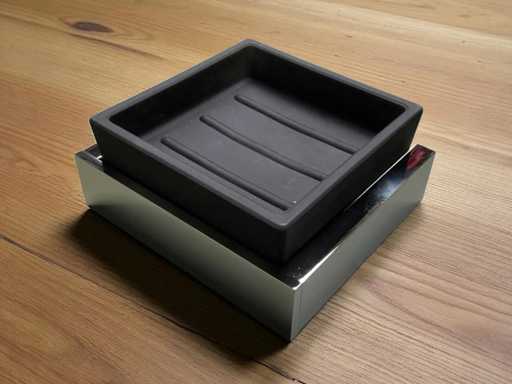 Zeephouder mat zwart chroom