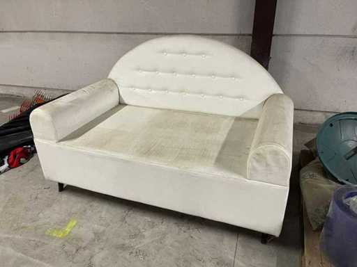 Witte Lederen Loungesofa