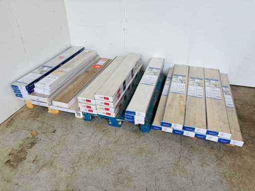 Parket - Diverse kavels - inclusief QUICK STEP: 12,8m² / AGT VLOER 12,5m²