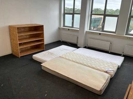 Mattress and DIY cabinets