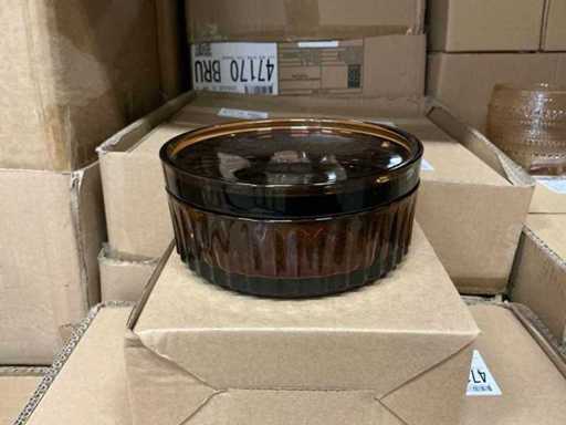 Lot Coco Maison Liv Pot H7 cm braun (42x)