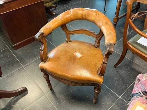 Schapenlederen bureaustoel