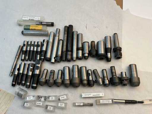 Dormag assortment cyl. Weldon mounts (collet + end mill)