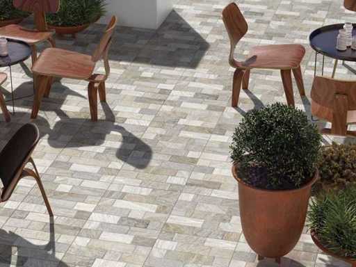Carrelage de sol 138,24 m2 Antidérapant Upstone 60x60 cm