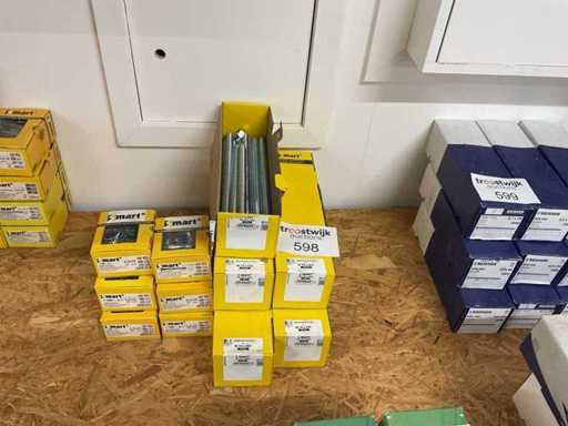 9 x scatole di hardware di montaggio