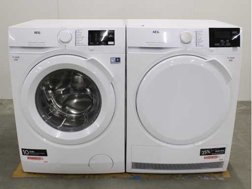 AEG 6000 Series | Lavamat ProSense Technology Washing Machine & AEG 6000 Series | Lavatherm ProSense Technology Tumble Dryer