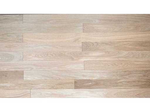 Vloerplank Massief Europees Eikenhout Natur, geborsteld 4V Unifinishing