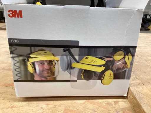 Combinație de viziere și protecții auditive 3M G500 Nouă, în cutia originală, nefolosită