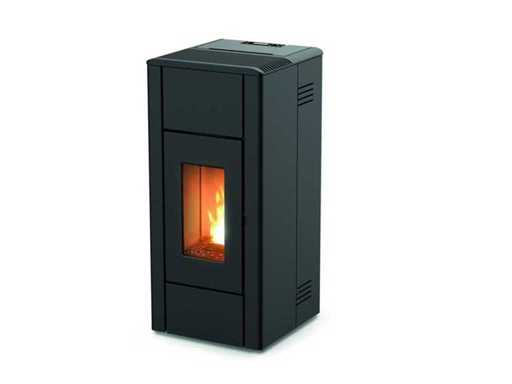 RED - Ren Air 6 - Black - Pellet stove
